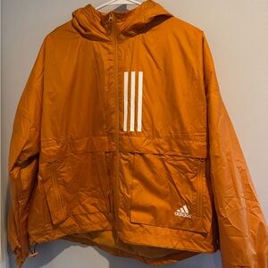 Adidas Men's Vibrant Orange Windbreaker